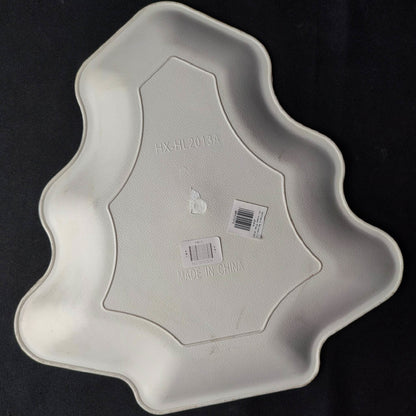 Poinsenttia Christmas Tree Shape Plate