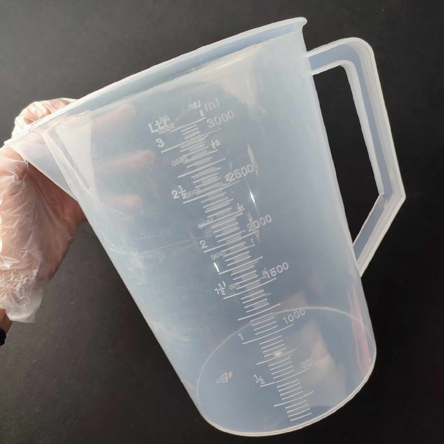Measuring Plastic Pitcher Transparent - 3000ml