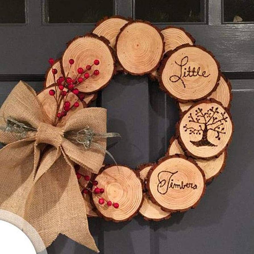 Wood Circle Slices For Crafts