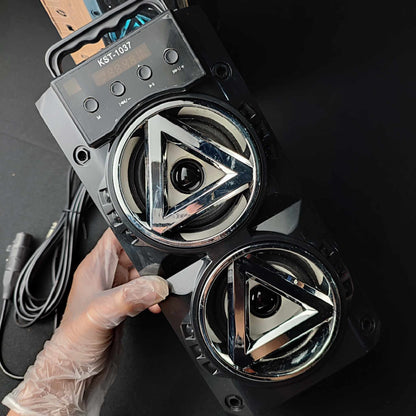 Kingster Portable Wireless Speaker With Mic (KST-1037)