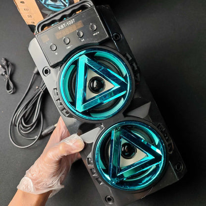 Kingster Portable Wireless Speaker With Mic (KST-1037)