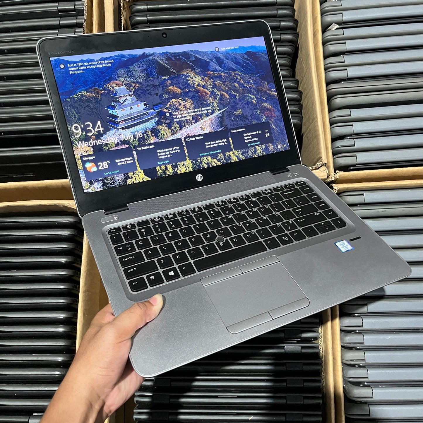 8/256 HP Elitebook 840 G3 I7-6th Windows Laptop with Charger
