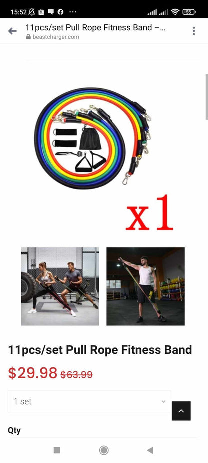 (J0LB) resistance bands home gym extreme