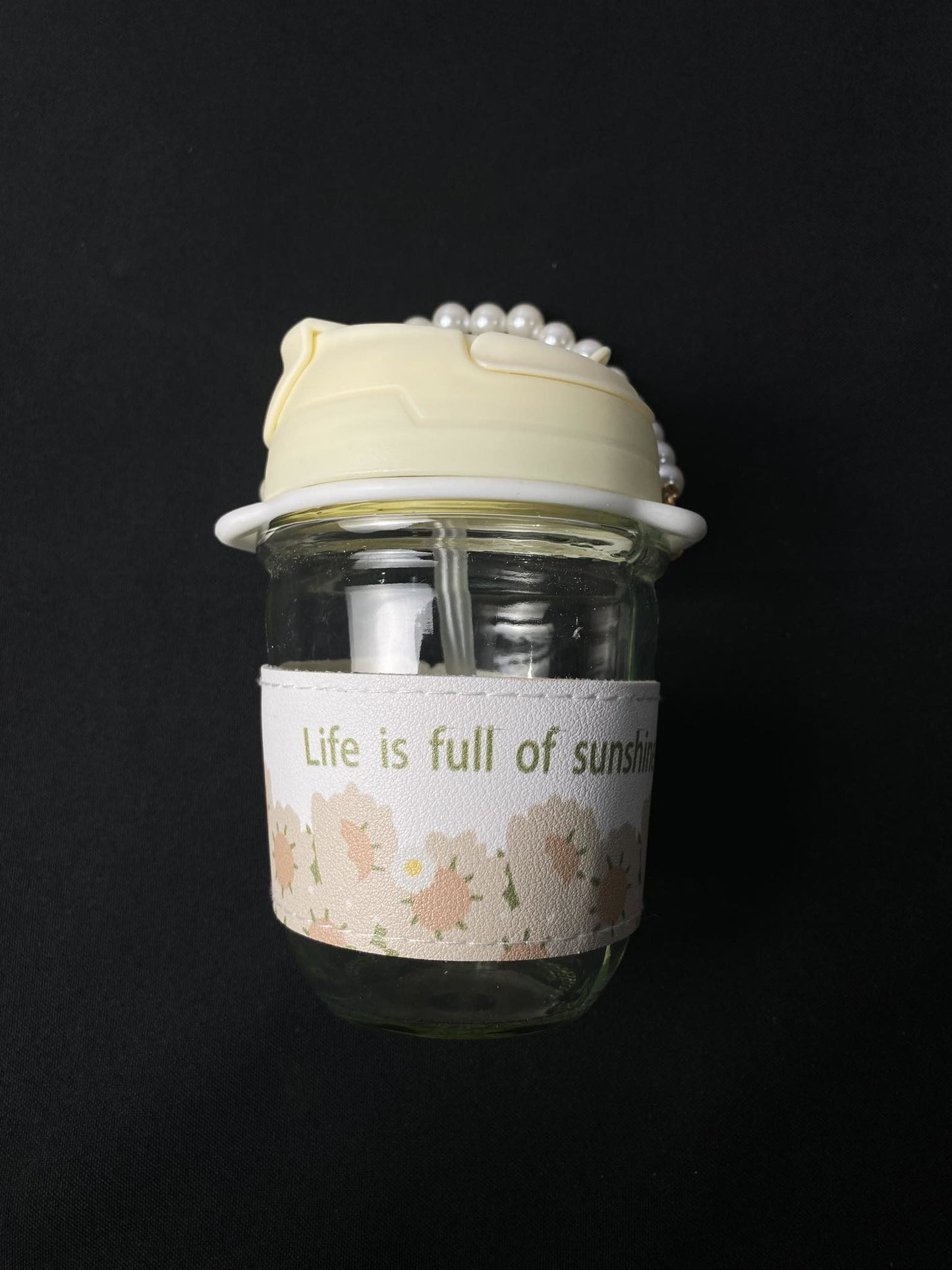 Coffee Mug With Pearl Hand Necklace