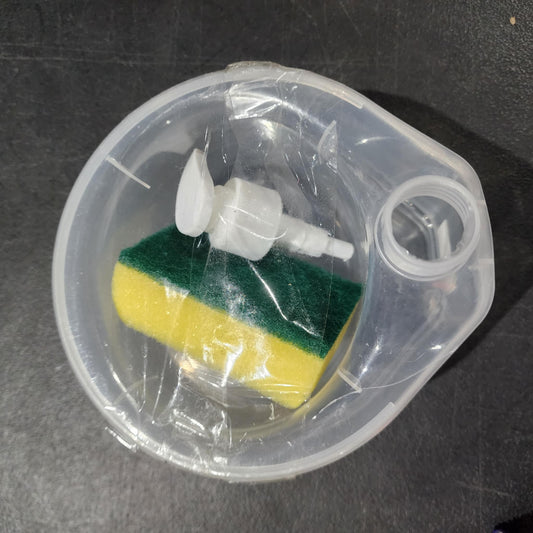 Dishwashing Soap Liquid Pump Dispenser with Sponge