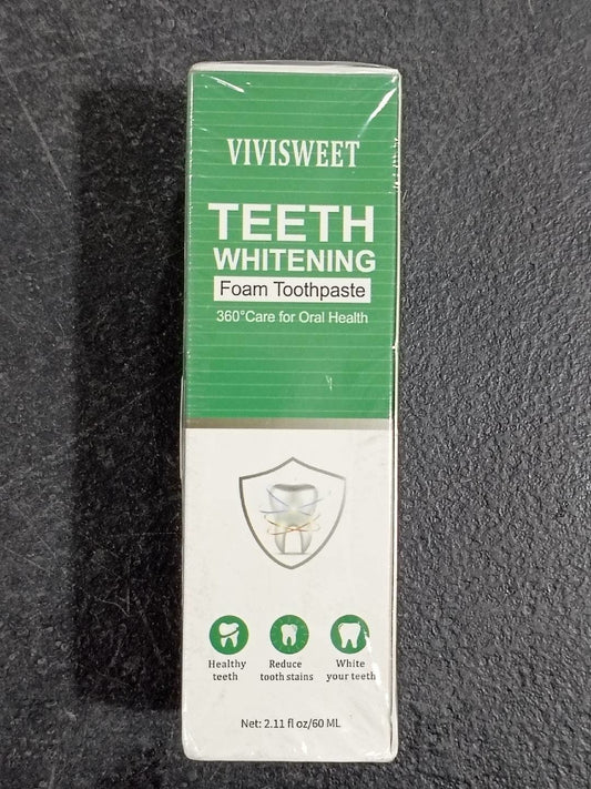 Teeth Whitening foam Toothpaste prevents Yellowing of Teeth Removes plaque Stain