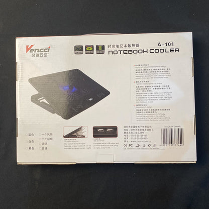 Vencci Notebook Cooling Pad One USB Port (A-101) 
2 Cooler Fan Stand