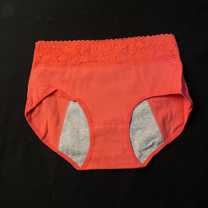 Leak-Proof Period Panties Women Menstrual Underwear - Pink