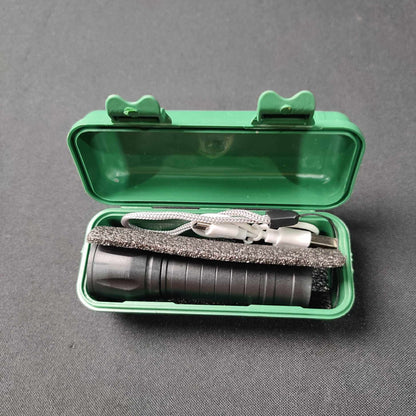 [A2-077] Police Cree Mini LED Flashlight Rechargeable Waterproof USB Charge