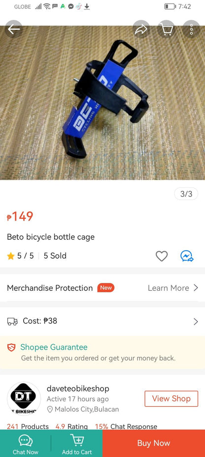 Beto Cycling Necessity - Bottle Cage