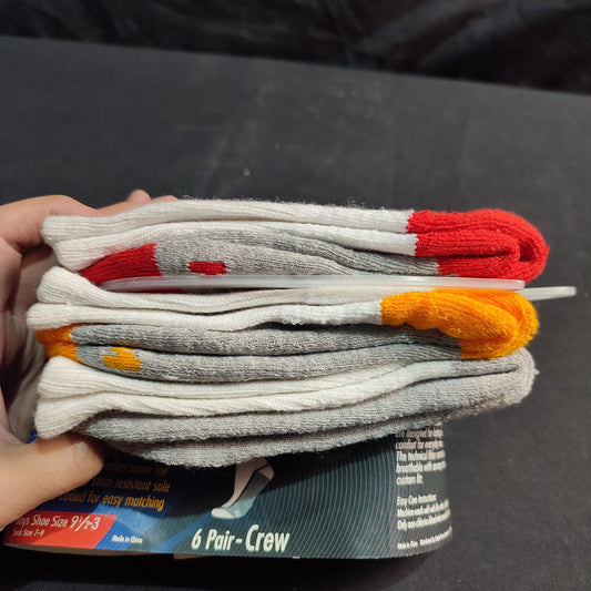 Mix Color Energy Zone Socks for Kids - 6 Pairs - International Mall Pull-out
