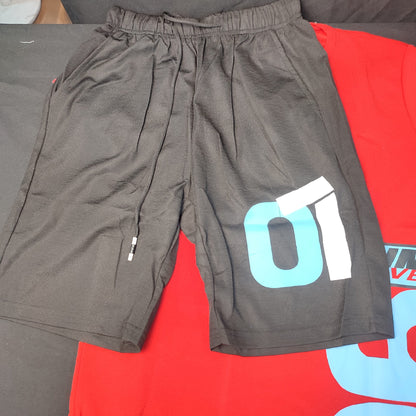 (6WFZN)Men 's Sports Clothes Men' S Sport Sets Vest Shirt Shorts Sets Men 's