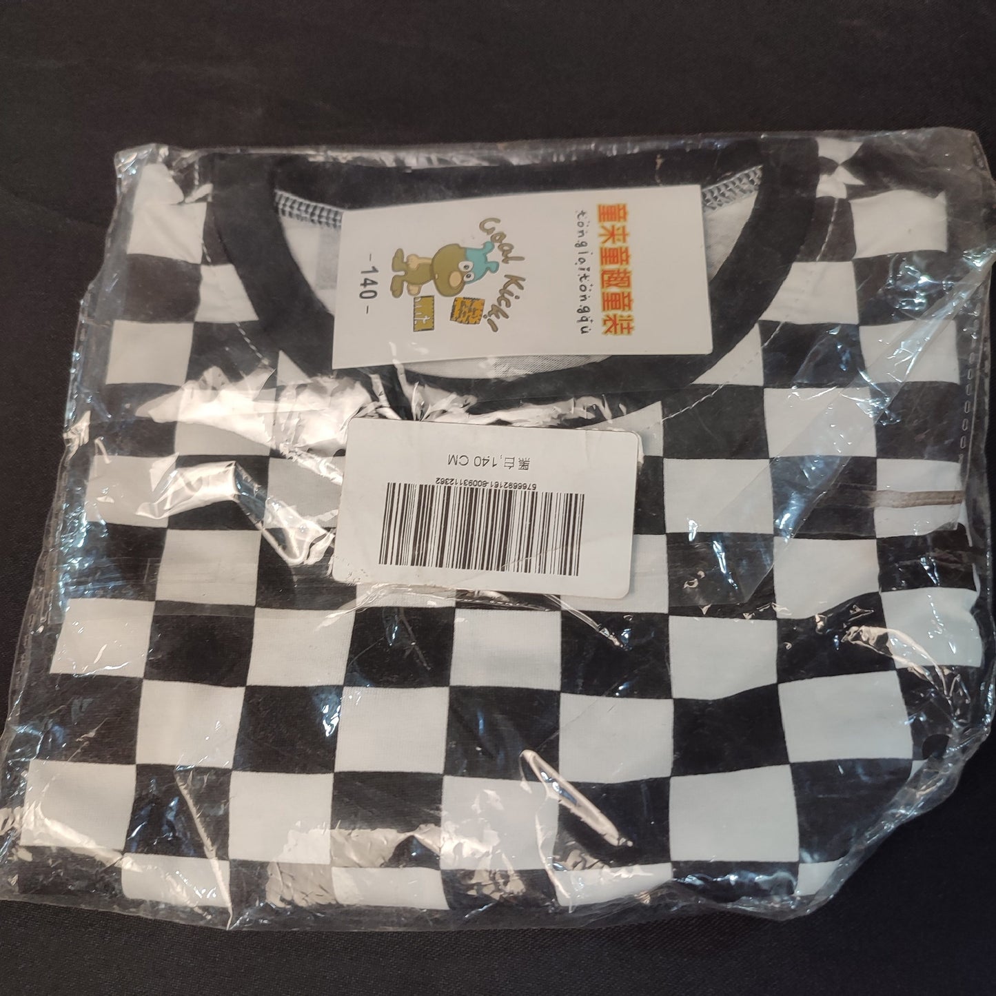 Black & White Checkered Shirt - Size: 140cm