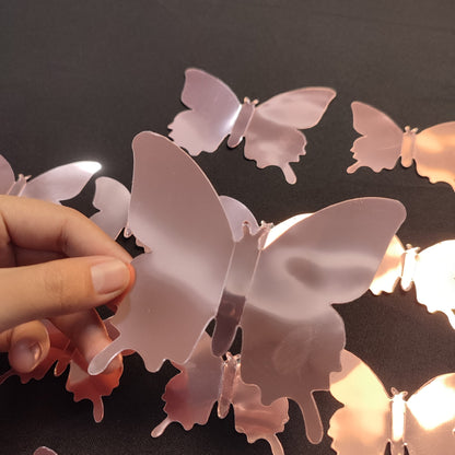 12 Pcs 3D Butterfly Wall Decoration