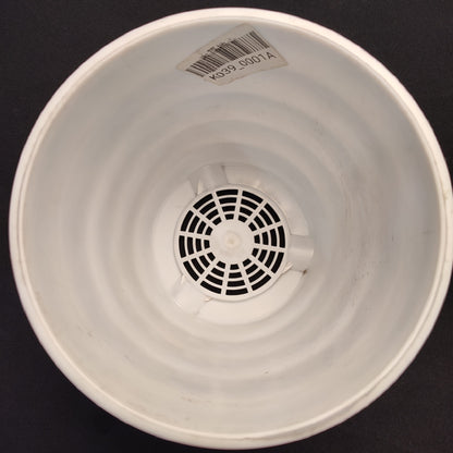 ??Flower Pot With Saucer - White