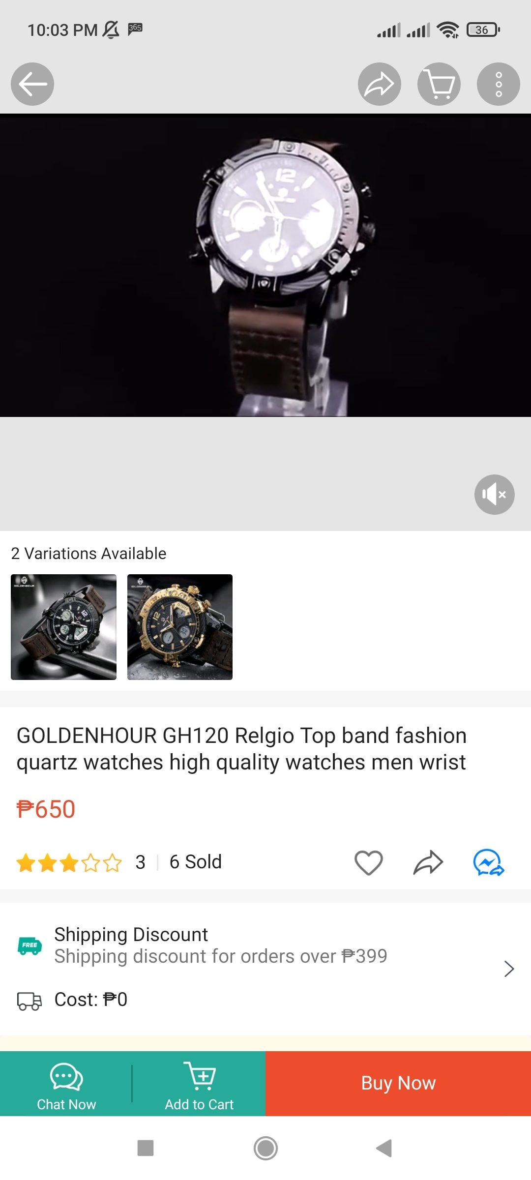 MNVQFU)Golder 120 Military Watch 30m Water Resistant Dual Time Mens Watch