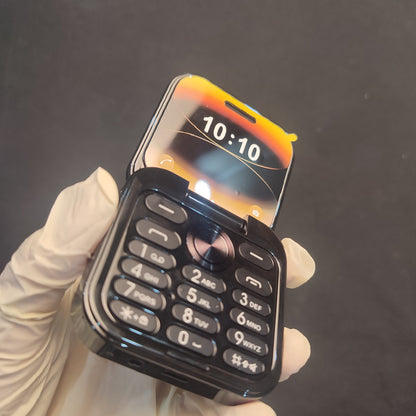 i17 Mini Dual-Card Flip Phone Buttons Dual Sim Cellphone