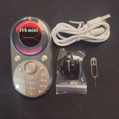 i15 Mini Oval Small Mobile Phone Dual SIM Cellphone