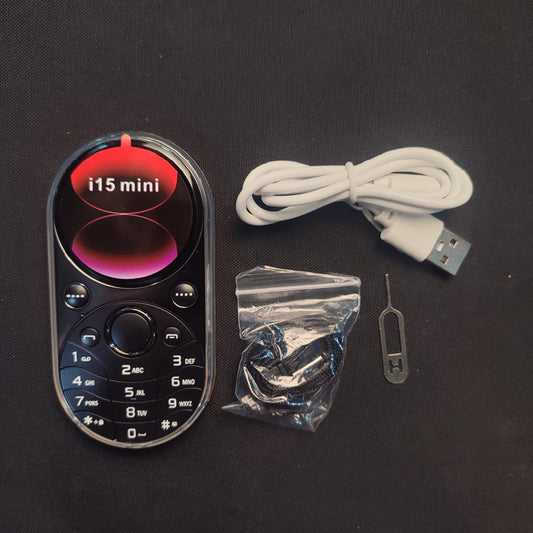 i15 Mini Oval Small Mobile Phone Dual SIM Cellphone
