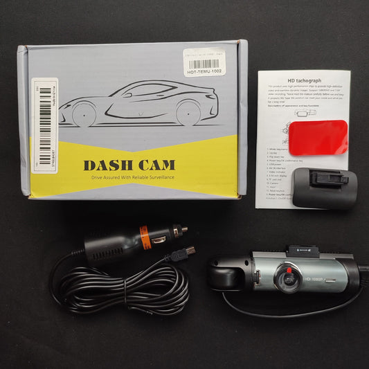 D50 Dash Cam HD 1080P - Black