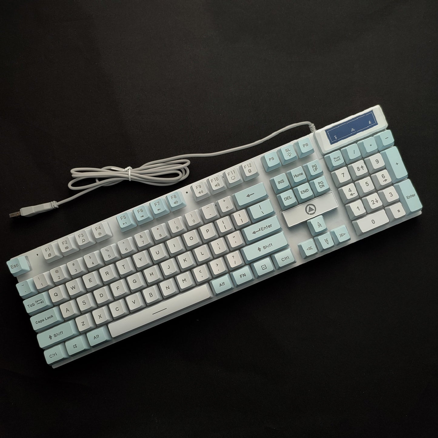 K500 Luminous Game Keyboard Mechanical Hand E-Sports Backlight Keyboard- W