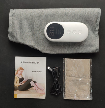 K-2009 Leg Massager Portable Calf Pneumatic Massager One Leg- Grey