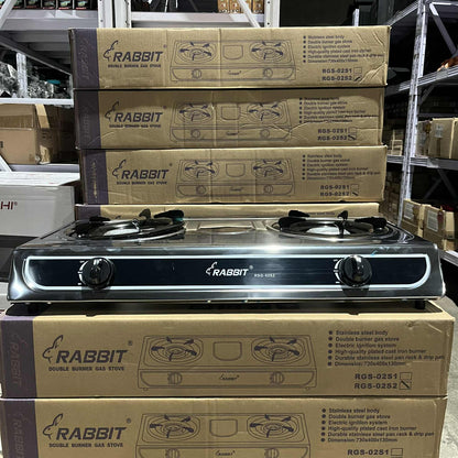 Rabbit Double Gas Stove RGS-02S2