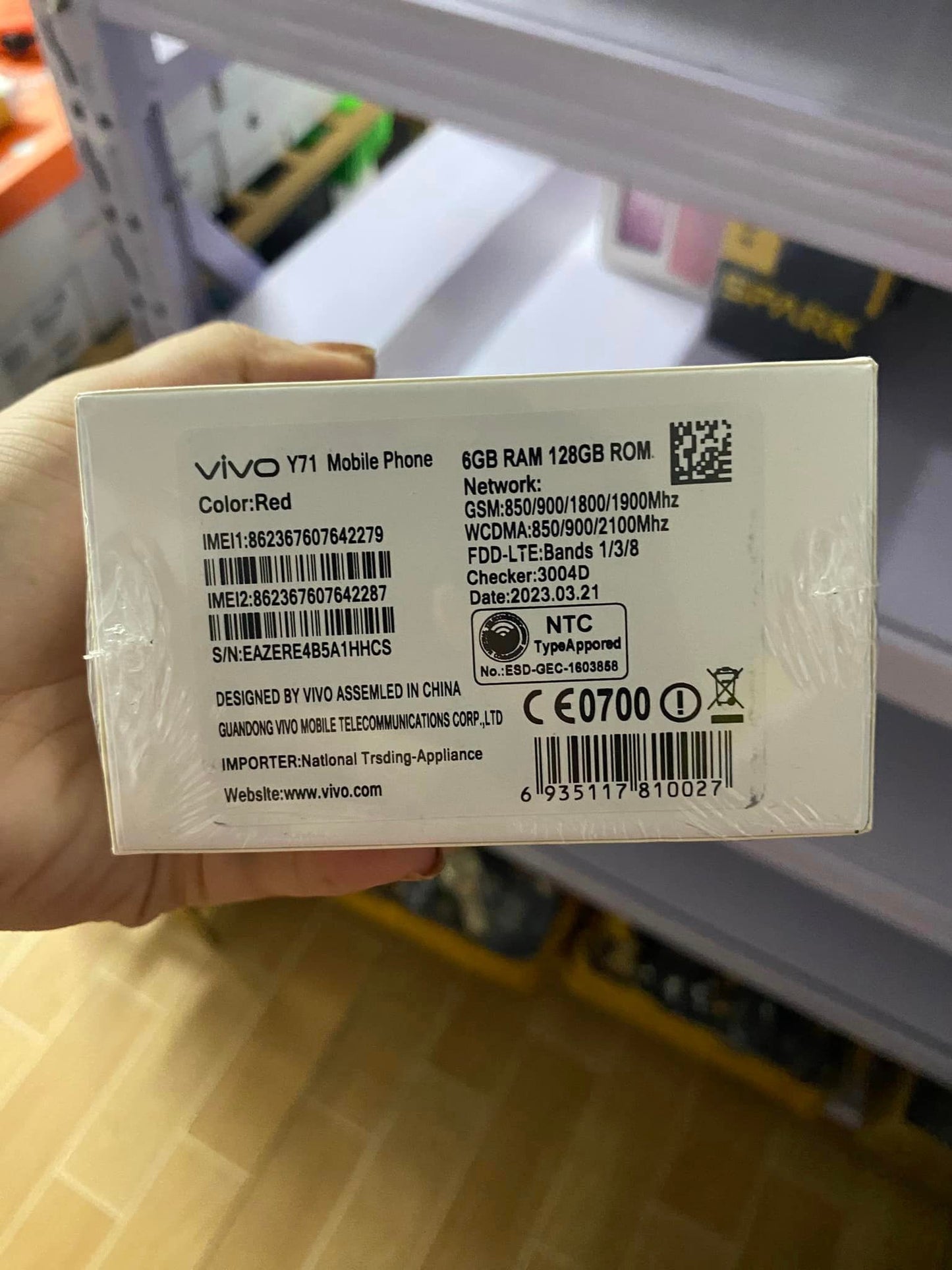 [PO] Vivo Y71 6GB/128GB
