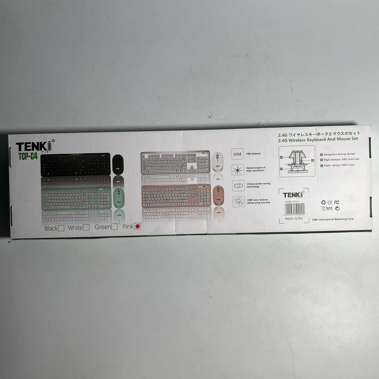 TENKI 2.4G Wireless Keyboard And Mouse Set Uni Color TCP-C4
