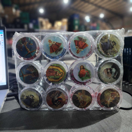 Scented Wooden Rosary with Acrylic Case (Assorted Color)