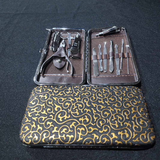 [A1-209] 12 Pcs Personal Manicure Set with Case
