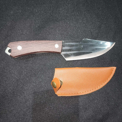 [A1-1267] Boning Knife with Leather Blade Cover