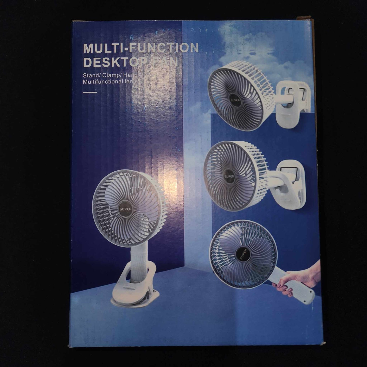 [A1-1163] Multifunction Desktop Fan / Clip Fan