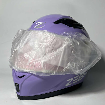 Zebra Dual Visor Full Face Helmet 2024 Alistair (Purple) -  Large