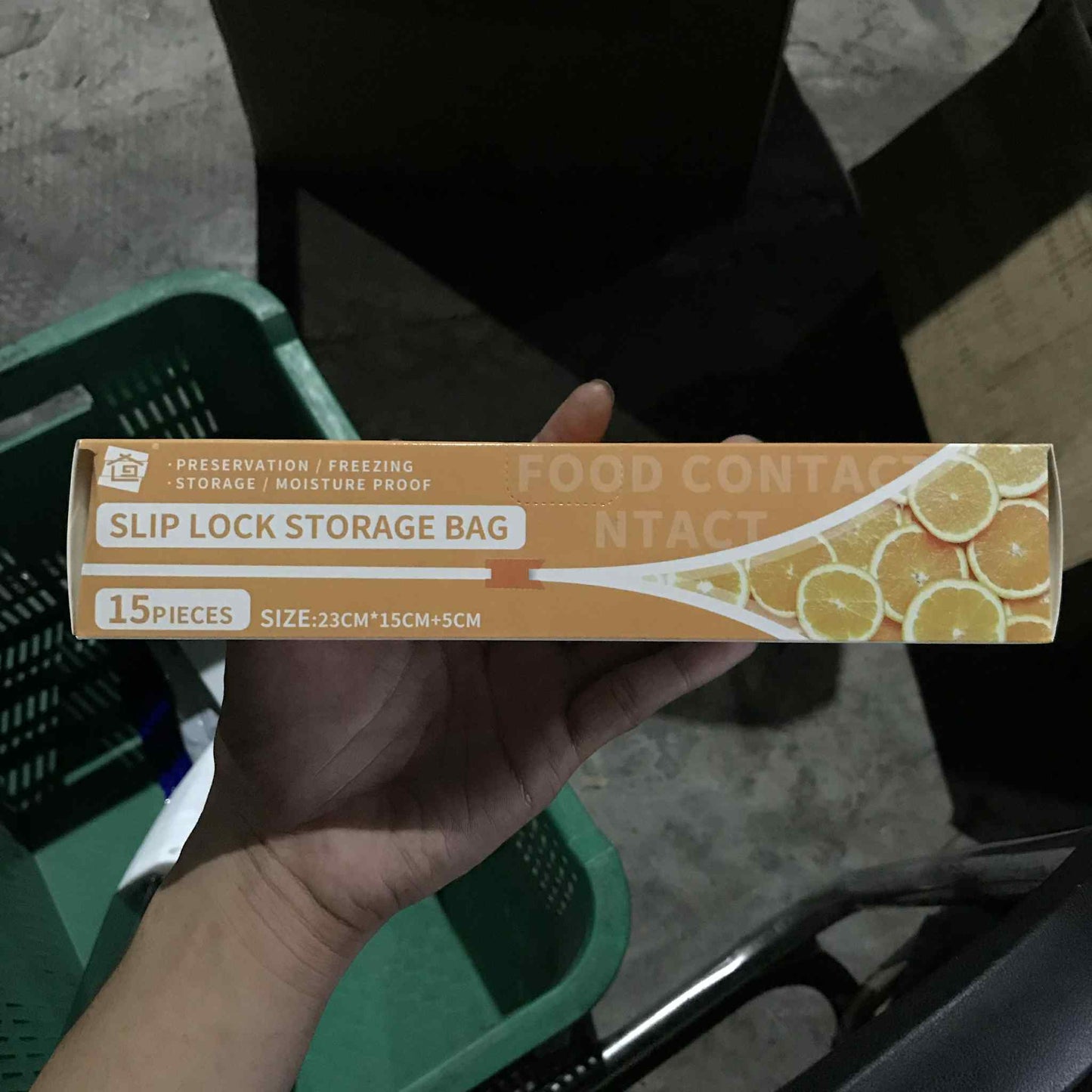 Slip Lock Storage Bag for Food Packaging