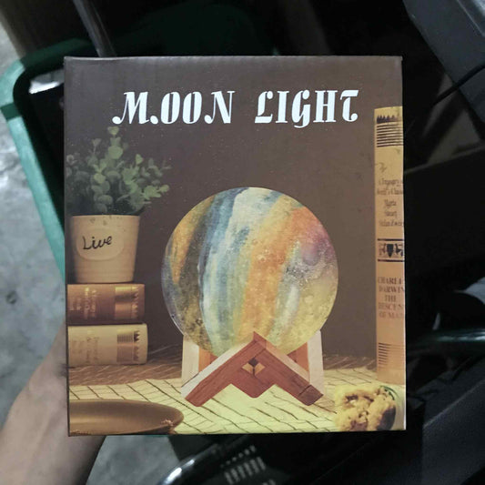 [A2-193] 3D Moon Light USB Charging  Hand Control Adjustable Brightness