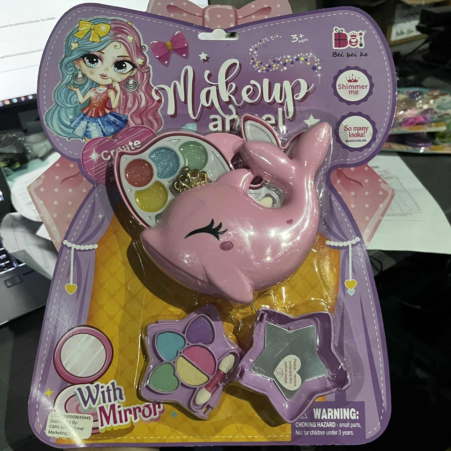 Bei bei ke Makeup Angel Shimmer Me Makeup Set with Mirror (Dolphin) - No. X1B075