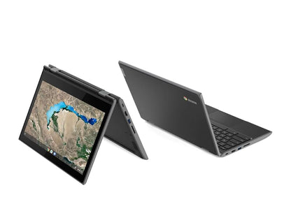 4/32 Pre-loved Chromebook Lenovo 300e 81H0 Flippable Touchscreen Laptop with Charger