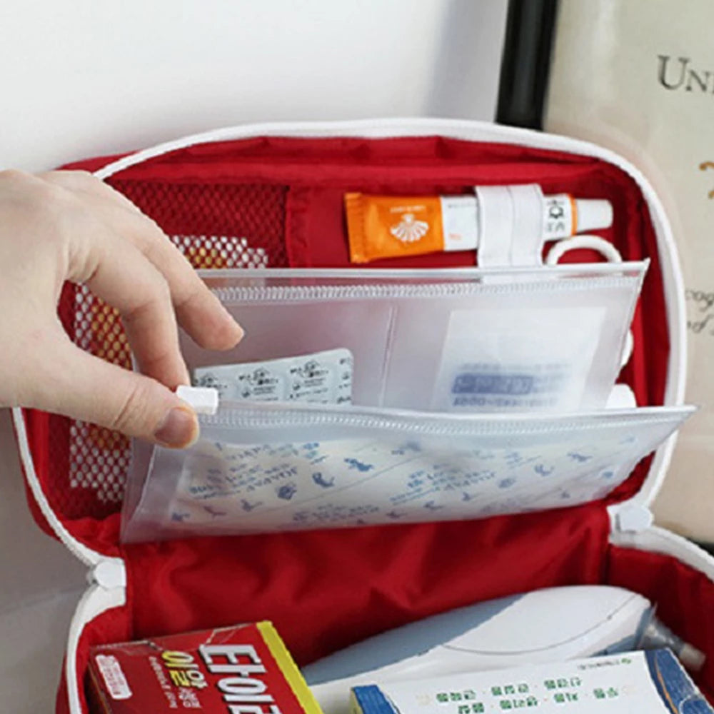 Oxford First Aid Kit Compartment Epidemic Prevention Kit for Camping Travel