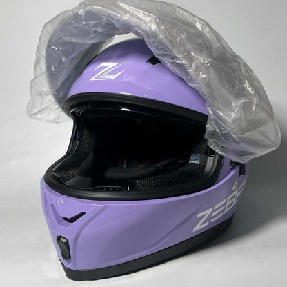 Zebra Dual Visor Full Face Helmet 2024 Alistair (Purple) -  Large