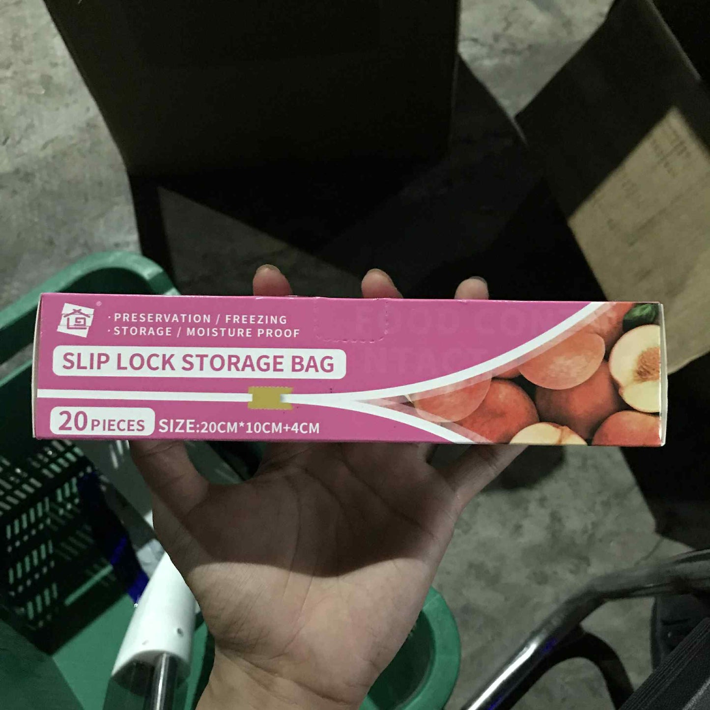 Slip Lock Storage Bag for Food Packaging