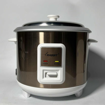 Rabbit Rice Cooker 1.5 liters Chrome type RRC 1.5LC