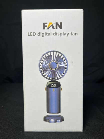 [A1-1116] LED Digital Display Fan Handheld Mini Fan N15