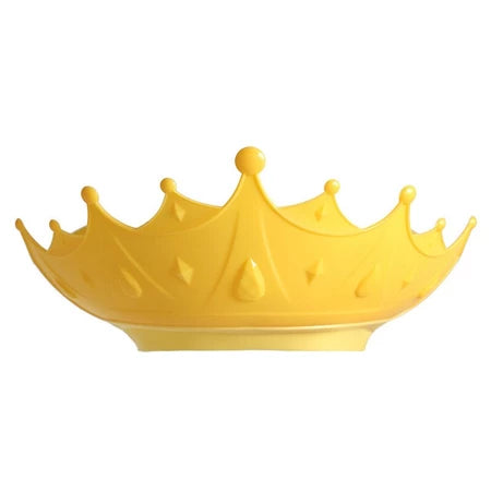 Crowned Design Adjustable Baby Shower Shampoo Cap