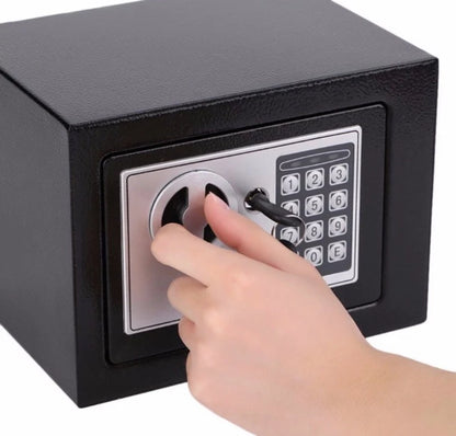 [ZH1162-1] Mini Bolt Storage Safe Box (Black)