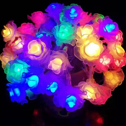 [PO]Peach Blossom Decoration Lights 30 solar powered LED String Light
