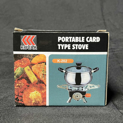 [A1-267] Kovar Portable Card Type Stove K-202