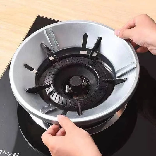 [A1-130] Aluminum Windproof Gas Stove Cover Pot Holder