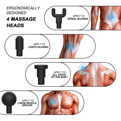 [A1-878] RH-320 Fascial Gun Myofascial Physiotherapy Device Massager Fascia Gun with Plug