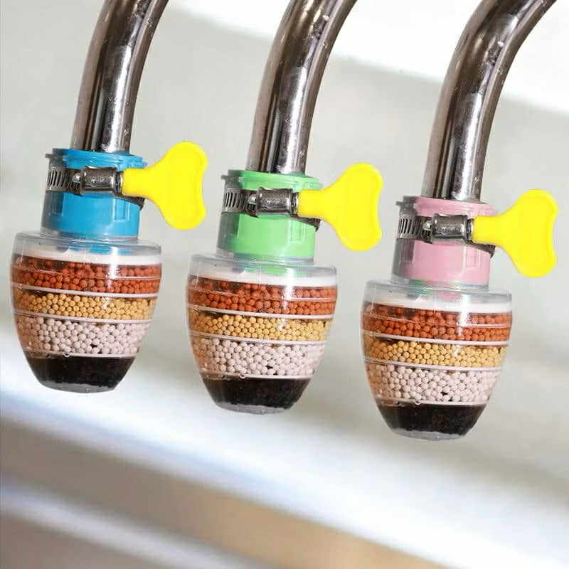 Drip Filter Clear and Transparent Water Faucet Filter with Clamp